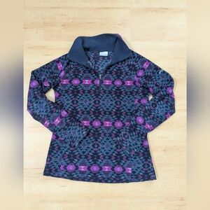 Medium Columbia Aztec Fleece Quarter-Zip